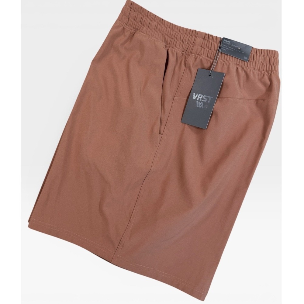VRST All-In Short 7"‎ Unlined Shorts Mens XXL Rust Training Running Golf